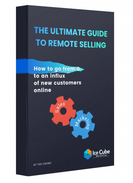 The Ultimate Guide to Remote Selling ebook cover by Ted Chong